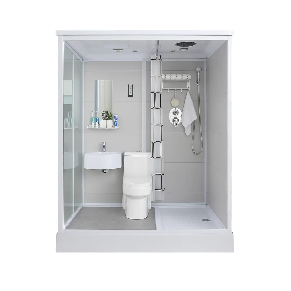 빠른 설치 샤워 룸 화장실 조립식 모듈 단위 모두 하나의 욕실 포드