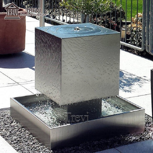 Hôtel en plein air Villa jardin décoration en métal caractéristique de l'<span class=keywords><strong>eau</strong></span> mur en acier inoxydable rideau de pluie <span class=keywords><strong>fontaine</strong></span> d'<span class=keywords><strong>eau</strong></span> - Product Image 6