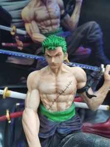 หุ่นฟิกเกอร์ตัวการ์ตูน Zoro ขนาด14ซม. หุ่นแอ็กชันฟิกเกอร์ PVC อะนิเมะของเล่นงานอดิเรก - Product Image 5