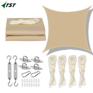 Tenda Parasole Quadrata Nera Anti-UV 5m x 6m - Product Image 2