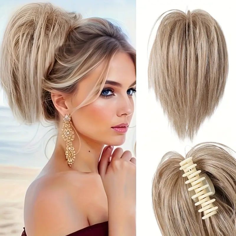 Chignon Disordinato Pezzo Di Capelli Per Chignon Disordinato - Foto 11
