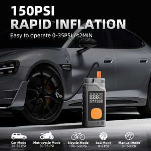 Démarreur de voiture portable 4 en 1, <span class=keywords><strong>booster</strong></span> de batterie de voiture, <span class=keywords><strong>chargeur</strong></span> de batterie externe, batterie au lithium, démarreur de voiture avec gonfleur de pneus - Product Image 2
