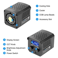 Vente en gros de lumière vidéo de studio PULUZ 60W 2500K-6500K double température de couleur lumière de remplissage de photographie professionnelle