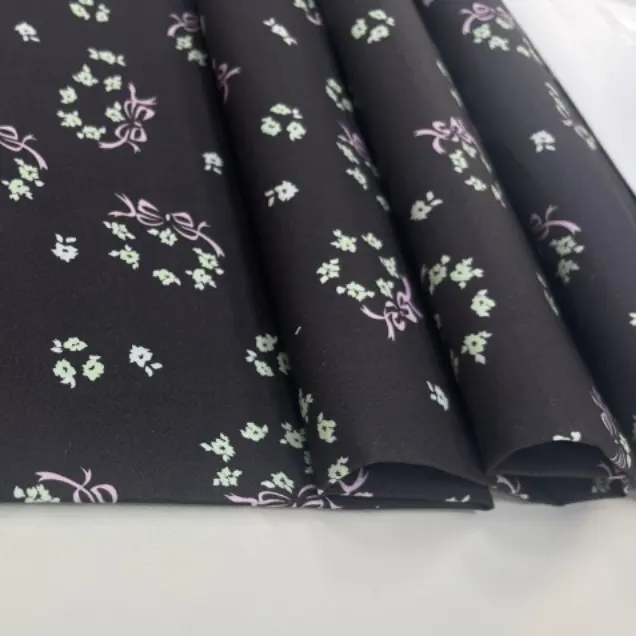 Impresión textil telas hawaianas Boho venta al por mayor 100% tela de algodón para vestido el más caliente