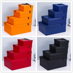 Wholesale Custom Logo Cardboard Gift Packaging Boxes Embossed Kraft Coated <b>Paper</b> for Party and Birthday Present Case - Product Image 6