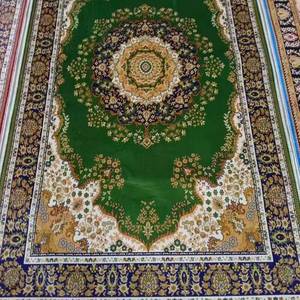 YASEEN Factory wholesales classic artistic silk rectangular Mihrab design <b>prayer</b> <b>mats</b> with a glossy, smooth texture, foldable - Product Image 1