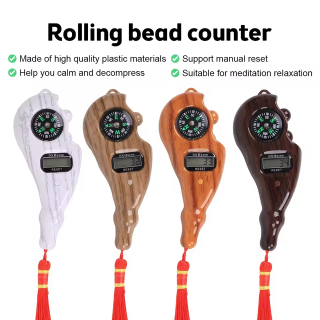 Hand Counter Zikr Praise Tasbih Tally Electronic Digital Counter for Muslims Prayer Time