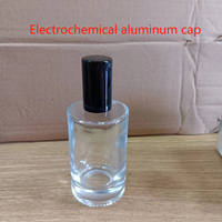 Flacon de parfum en verre de luxe de 30 ml et 50 ml à épaule plate, vide, pour atomiseur rechargeable – Vente en gros