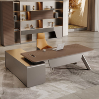 Bureau de direction professionnel Taiho Eco-Paint, surface en bois grainé à dureté 3H, panneau E1, mobilier administratif