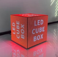 Boîte Cube Led Hot P3 Intérieur Extérieur Cube Led Affichage Couleur Cube Magique Led Affichage Jeu Interactif Publicité Écran Tactile