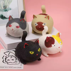 Jouets pour enfants très demandés : Jouets anti-stress, chats en colère à presser pour déverser la colère, chats doux et mignons, jouets promotionnels - Product Image 1