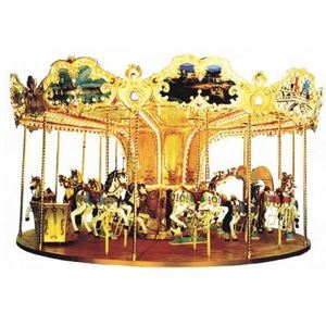 Manège de luxe pour enfants, 16 places, avec chevaux, pour parcs d'attractions extérieurs, à vendre - Product Image 6