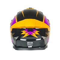 Nouveau casque de moto tout-terrain en ABS avec logo personnalisé pour la descente avec emballage personnalisé