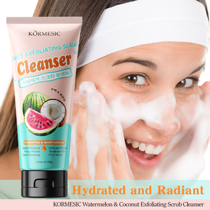 KORMESIC Certifié Bpom Vente en Gros 100g Crème Nettoyante Exfoliante Visage aux Fruits et Légumes Contrôle du Sébum Blanchissant - Product Image 2