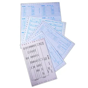 Individueller personalisierter Rechnungs-Rechnung-Kontosbeweis Buchdruck mit Seriennummer Duplikat kohlenstofffreies Papier NCR-Papier