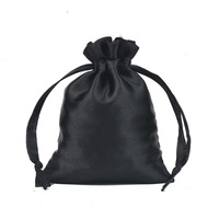 Sacs à cheveux en satin à cordon personnalisés avec logo pour perruques, mèches et pompons – Grand emballage textile promotionnel en satin avec gaufrage et taille personnalisée