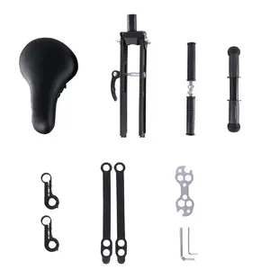 Kit Accessori per Bicicletta per Bambini, Sella in Pelle, Manubrio, Montaggio Frontale, Sicurezza Semplice, 2-5 Anni, Tutte le Stagioni - Product Image 3
