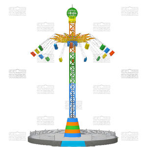 Pack exceptionnel pour l'extérieur : structure de vol Skyward Flight Carnival en fibre de verre et métal, touche nuage, capacité maximale - Product Image 3