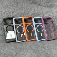 JOYPORODO B427 Coque de téléphone magnétique transparente anti-jaunissement en gros pour iPhone 17 18 Pro Max, antichoc en PC, Fundas Movil