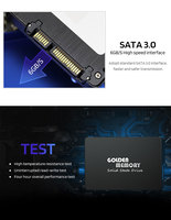 قرص صلب داخلي SSD بواجهة SATA 3.0 مقاس 2.5 بوصة، سعات 120 جيجابايت/240 جيجابايت/480 جيجابايت/512 جيجابايت، هيكل من سبائك الألومنيوم، للابتوب/سطح المكتب، سرعة قراءة 550 ميجابايت/ثانية