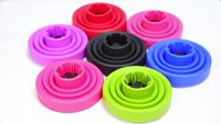 Diffuseur de sèche-cheveux en silicone souple, anti-chauffage, pliable et universel