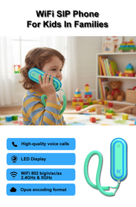 <span class=keywords><strong>Telefono</strong></span> WiFi SIP ad Alta Compatibilità per Softswitch IMS, <span class=keywords><strong>Telefono</strong></span> IP VoIP Wireless, WiFi Dual Band 6, Audio HD KS20 - Product Image 6