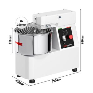 Amasadora Eléctrica Gastro GGM - Tazón de Acero Inoxidable - 22 Litros / 18 Kg - Uso en Panadería - Función de Temporizador - Product Image 2