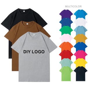 <b>High</b> Quality 180g 100% Cotton t Shirts Factory Price Manufacturer Custom Logo Printing T-Shirt Plain Unisex Women Men <b>Tshirt</b> - Product Image 2