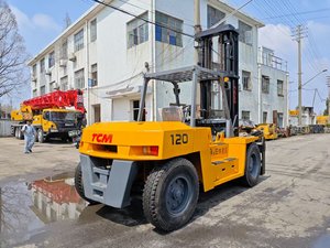 Komatsu/T-o-y-o-t-a/mitsubishi/kalmar TCM 10/12/15/16/18/20/23/25 Ton Diesel Used Original Japanese Forklift truck <b>fork</b> position - Product Image 5