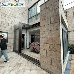 Buen <span class=keywords><strong>precio</strong></span> Top aluminumpolicarbonato Carport Designs vidrio balcón techo cubierta retráctil sunroom <span class=keywords><strong>porche</strong></span> recinto - Product Image 4