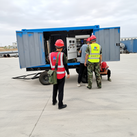 Nouvelle Pompe de Nettoyage par Hydrojet Portable, Machine de Nettoyage à l'Eau de Qualité Industrielle 480 bars 7000 psi 55 kW, Remorque de Nettoyage à l'Eau