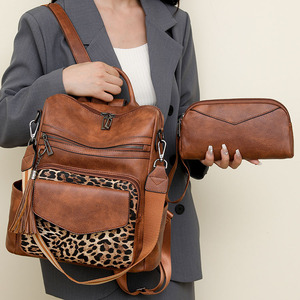 Bolsos de Mano de Lujo Modernos y a la Moda para Mujer, Bolsos de Compras Casuales con Borlas, Mochilas Personalizadas para Mujer, Mochila para Viajes Diarios - Product Image 4