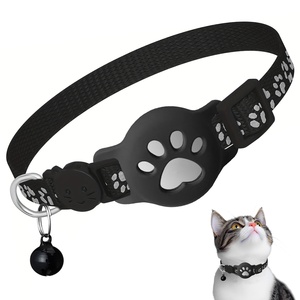 Funda Protectora para Airtag con Collar Reflectante Estilo Garra y Campana para Gatos, en Stock - Product Image 1