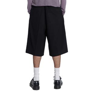 Pantalones Cortos Casuales Holgados Personalizados con Bolsillos Laterales, 100% Algodón, Cierre de Cremallera, Pantalones Cortos Plisados para Hombre - Product Image 4