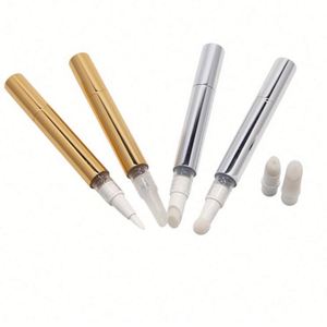 Promotion : Tubes cosmétiques en aluminium personnalisés avec logo imprimé, 2 ml, 3 ml, contenants vides pour gloss à lèvres avec pinceau - Product Image 1