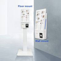 Kiosque de commande et de paiement en libre-service tactile 23 pouces, système double Android/Windows, totem de libre-service pour café, en stock