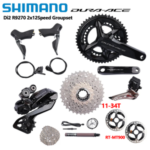 Bộ nhóm chuyển động xe đạp đường trường Shimano Di2 Dura <span class=keywords><strong>Ace</strong></span> R9270 2x12 tốc độ, tay biên R9200 170/172.5mm 50-34t 52-36t, bộ chuyển tốc RD-R9250, pin DN300 - Product Image 6