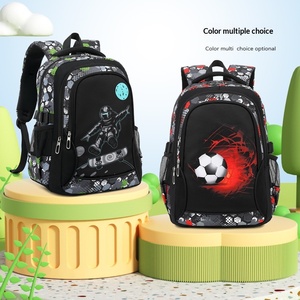 Nouveau <span class=keywords><strong>sac</strong></span> d'école pour les élèves du primaire et du collège, <span class=keywords><strong>sac</strong></span> à dos décontracté et tendance en nylon avec motif <span class=keywords><strong>de</strong></span> football pour garçons et filles - Product Image 6