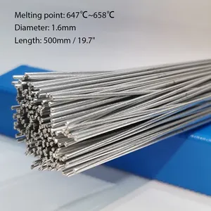 ChingRay-Alambre de soldadura de aleación de aluminio ER4047, varillas de soldadura de baja temperatura, núcleo fundente Al02