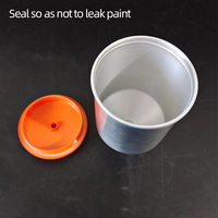 Pot en alliage d'aluminium de 600 ml pour pistolet de pulvérisation à alimentation par gravité ANEST, accessoires de peinture