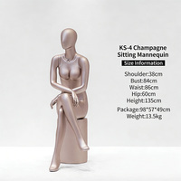 Mannequin féminin en fibre de verre pour vêtements professionnels