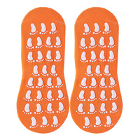 Chaussettes de sport invisibles antidérapantes en coton, élasthanne et nylon, personnalisables en gros, avec grip antidérapant pour trampoline