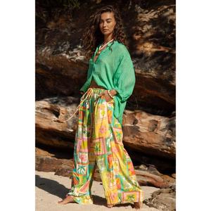 กางเกงลำลองสไตล์เรียบง่ายสำหรับผู้หญิง ผลิตจากผ้าเนื้อเนียน ใส่สบาย เหมาะสำหรับการสวมใส่ต่อเนื่องในทุกโอกาส - Product Image 3