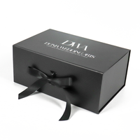 Boîte Cadeau Pliante et Réutilisable pour Expédition de Cosmétiques, Bouteilles d'Huiles Essentielles et Crèmes, Ensemble Magnétique avec Satin