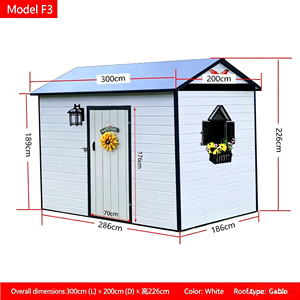 En gros, <span class=keywords><strong>abri</strong></span> <span class=keywords><strong>de</strong></span> rangement pour outils <span class=keywords><strong>de</strong></span> <span class=keywords><strong>jardin</strong></span> extérieur, simple, temporaire, utilitaire, avec toit à pignon, amovible, mobile, en aluminium galvanisé, Type F - Product Image 3