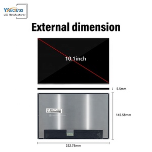 Số lượng nhỏ 10.1 inch thương mại màn hình ngoài trời giá rẻ NS101WUM-N51 TFT <span class=keywords><strong>LCD</strong></span> module với giao diện EDP 1920x1200 Độ phân giải - Product Image 2