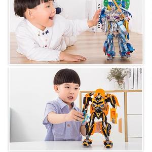 Oferta Especial: Figura de Acción Gigante Robot Coche de Juguete, Vehículo de Construcción Transformable, Modelo de Película, Deformable, Hecho de Plástico, en Caja de Color - Product Image 3