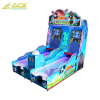 Machine de jeu d'arcade de bowling personnalisable à monnayeur pour 2 joueurs, avec écran vidéo et construction métallique, version anglaise