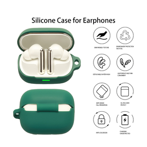 Étui de protection pour casque étui en silicone pour écouteurs <span class=keywords><strong>HONOR</strong></span> 4, coque pour écouteurs sans fil TWS, pour <span class=keywords><strong>airpods</strong></span> Pro Cover - Product Image 4