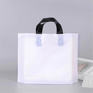Sacs en plastique personnalisés avec logo, couleur et taille, imprimés en LDPE et HDPE, avec poignées, pour l'emballage de vêtements, sacs de shopping, vente en gros - Product Image 4